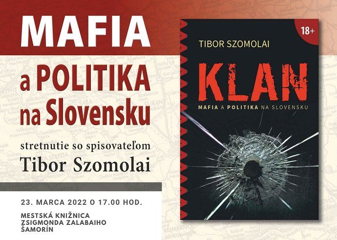 Pozvánka na predstavenie knihy autora  Tibor Szomolai „ KLAN“  