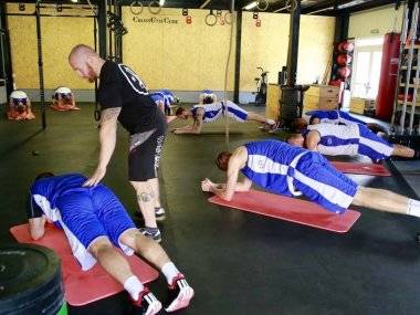 Basketbalová reprezentácia Slovenska trénuje v Šamoríne Basketbalová reprezentácia Slovenska trénuje v Šamoríne