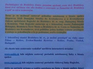 Šamorínsky autobus bude premávať aj v septembri