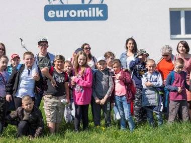 Návšteva šamorínskej Špeciálnej školy v závode Euromilk