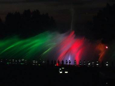 Fotoreportáž z nácviku hasičskej fontány Fotoreportáž z nácviku hasičskej fontány