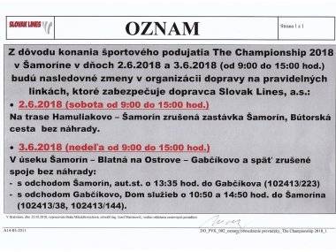 Pozor, počas triatlonových pretekov platia dopravné obmedzenia