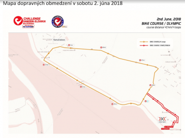 Pozor, počas triatlonových pretekov platia dopravné obmedzenia