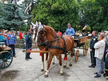 Képriport az „Így oltották a tüzet elődeink” elnevezésű IV. nemzetközi történelmi tűzoltó-technikai kiállításról