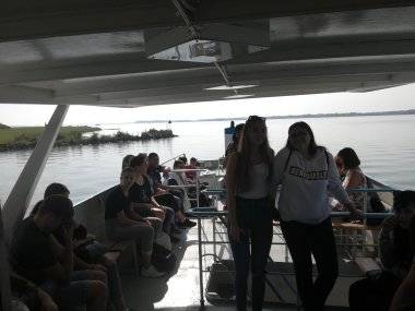 Študenti si užili plavbu po Dunaji