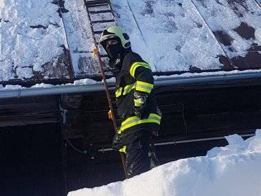 Dobrovoľní hasiči z Mliečna pomáhali na Orave