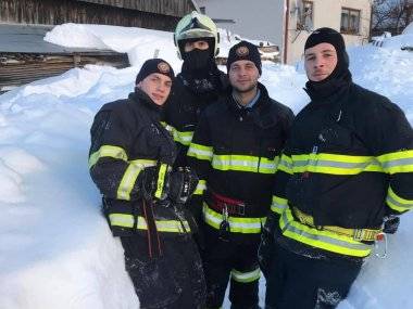 Dobrovoľní hasiči z Mliečna pomáhali na Orave