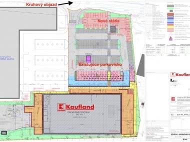 Kaufland chce rozšíriť parkovisko