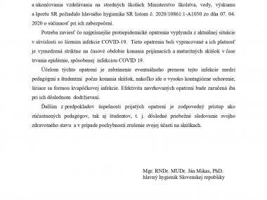 Maturity a príjímačky na stredné školy pravdepodobne budú Maturity a príjímačky na stredné školy pravdepodobne budú